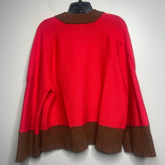 Anthropologie x Maeve Sweater Women's S The Chandler Relaxed Colorblock Crewneck - Picture 6 of 10